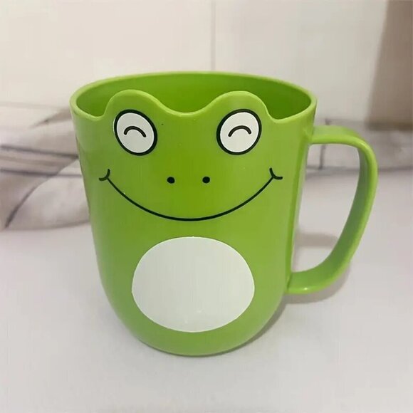 Creative Cartoon Frog Toothbrush Mouthwash Cup - Picture 7 of 7